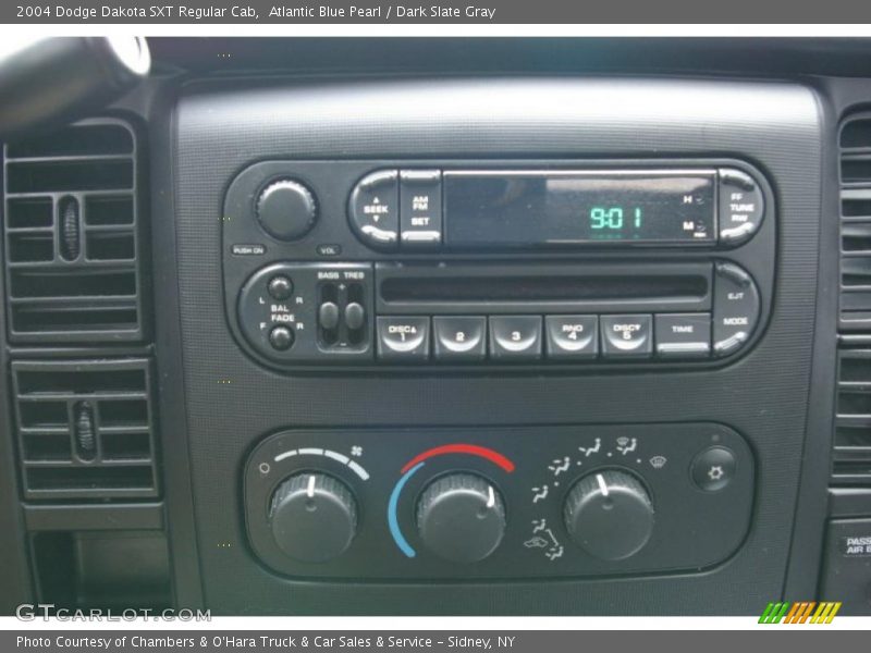 Atlantic Blue Pearl / Dark Slate Gray 2004 Dodge Dakota SXT Regular Cab