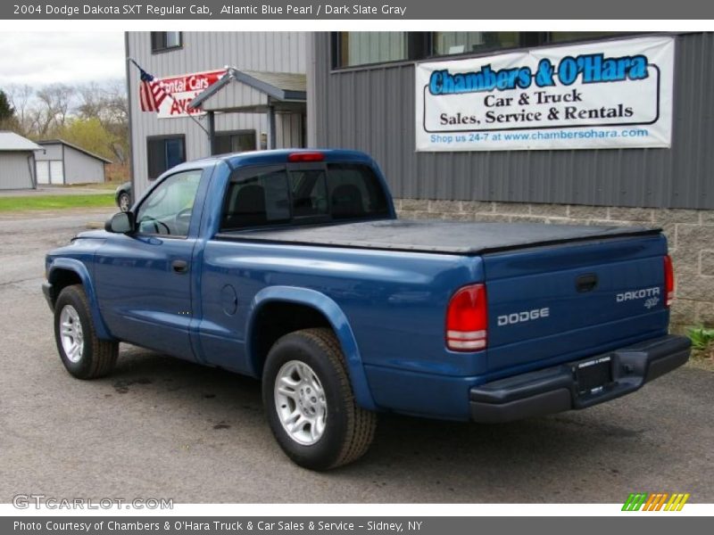 Atlantic Blue Pearl / Dark Slate Gray 2004 Dodge Dakota SXT Regular Cab