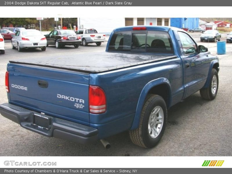 Atlantic Blue Pearl / Dark Slate Gray 2004 Dodge Dakota SXT Regular Cab