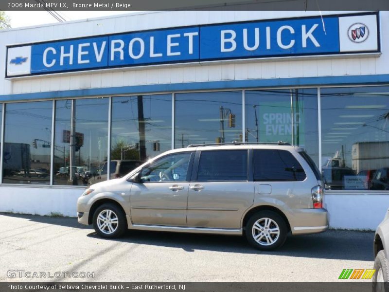 Bronze Metal / Beige 2006 Mazda MPV LX