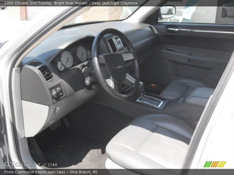 Bright Silver Metallic / Deep Jade/Light Graystone 2005 Chrysler 300 Touring