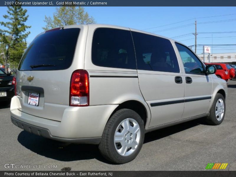 Gold Mist Metallic / Cashmere 2007 Chevrolet Uplander LS
