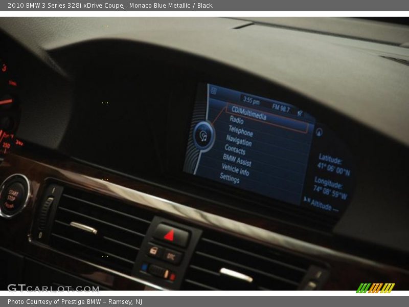 Monaco Blue Metallic / Black 2010 BMW 3 Series 328i xDrive Coupe