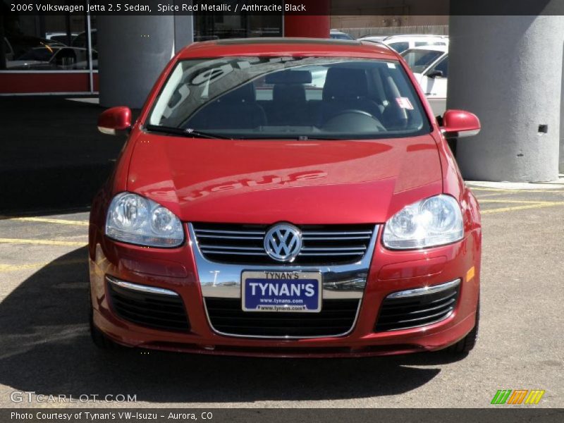 Spice Red Metallic / Anthracite Black 2006 Volkswagen Jetta 2.5 Sedan