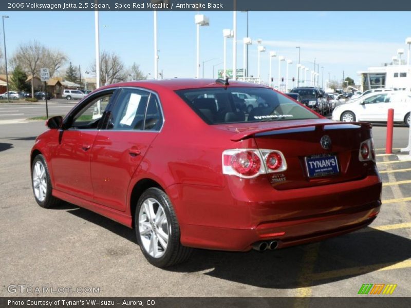 Spice Red Metallic / Anthracite Black 2006 Volkswagen Jetta 2.5 Sedan