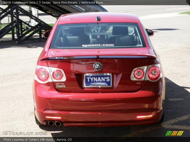 Spice Red Metallic / Anthracite Black 2006 Volkswagen Jetta 2.5 Sedan