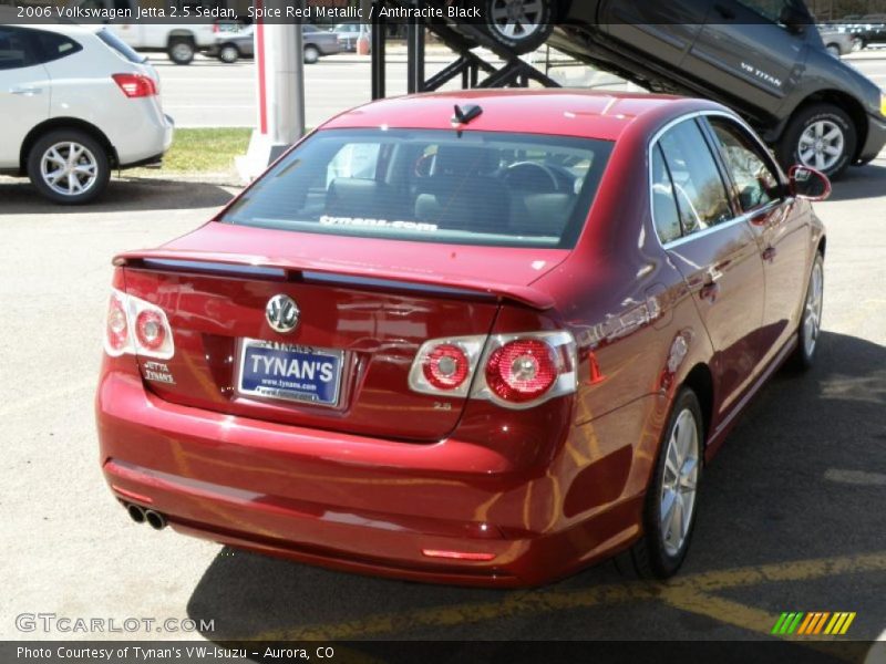 Spice Red Metallic / Anthracite Black 2006 Volkswagen Jetta 2.5 Sedan
