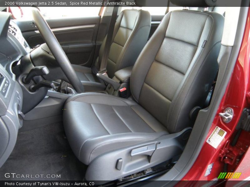 Spice Red Metallic / Anthracite Black 2006 Volkswagen Jetta 2.5 Sedan