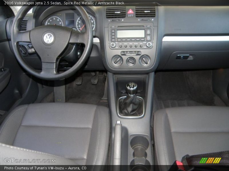 Spice Red Metallic / Anthracite Black 2006 Volkswagen Jetta 2.5 Sedan