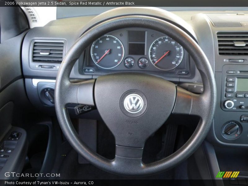 Spice Red Metallic / Anthracite Black 2006 Volkswagen Jetta 2.5 Sedan