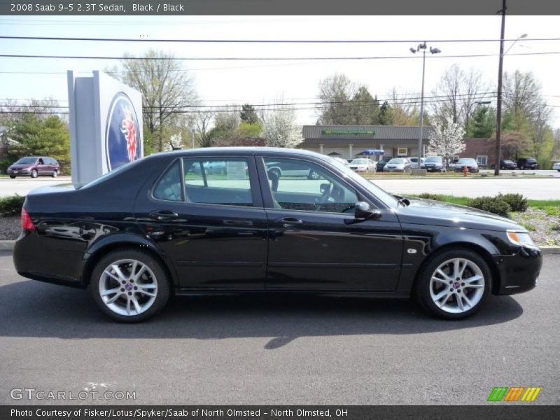 Black / Black 2008 Saab 9-5 2.3T Sedan
