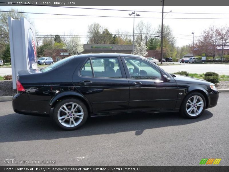 Black / Black 2008 Saab 9-5 2.3T Sedan