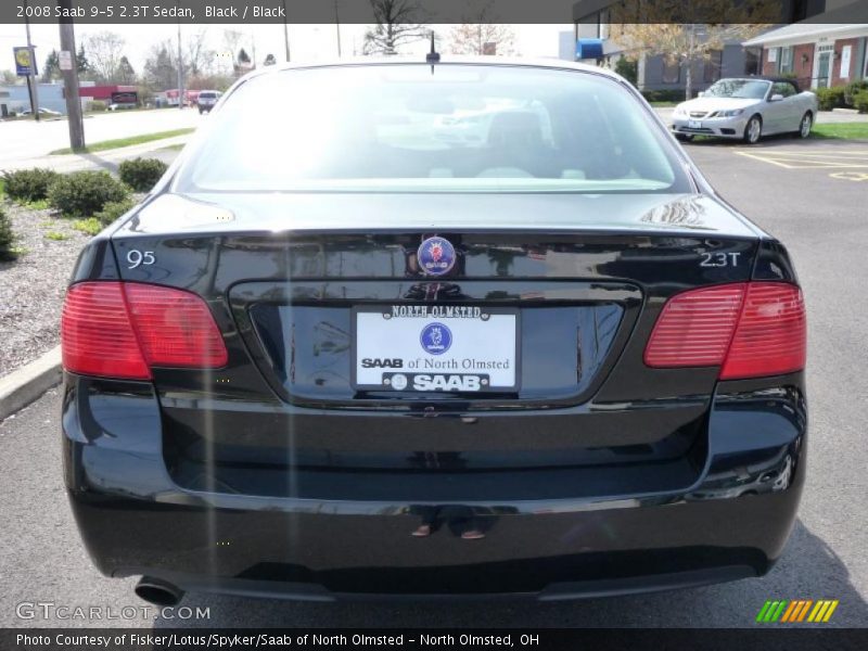 Black / Black 2008 Saab 9-5 2.3T Sedan