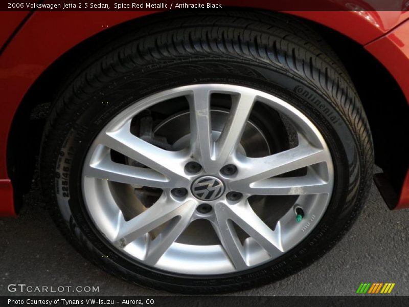 Spice Red Metallic / Anthracite Black 2006 Volkswagen Jetta 2.5 Sedan