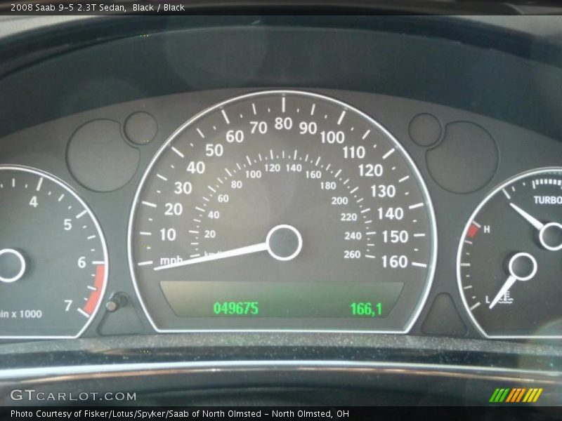Black / Black 2008 Saab 9-5 2.3T Sedan
