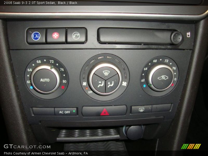 Black / Black 2008 Saab 9-3 2.0T Sport Sedan
