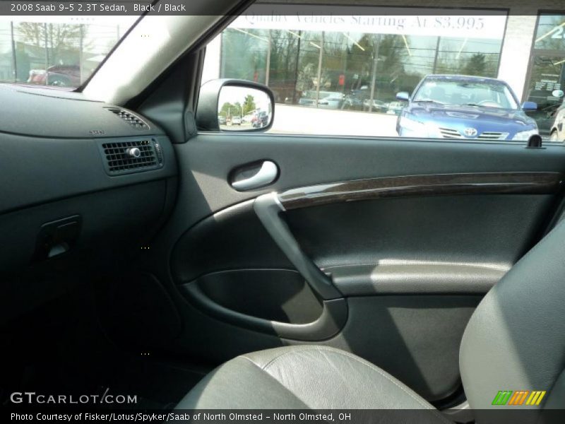 Black / Black 2008 Saab 9-5 2.3T Sedan