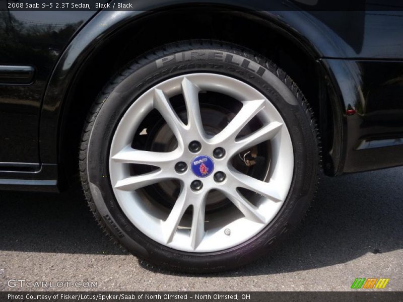 Black / Black 2008 Saab 9-5 2.3T Sedan