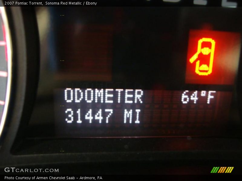 Sonoma Red Metallic / Ebony 2007 Pontiac Torrent