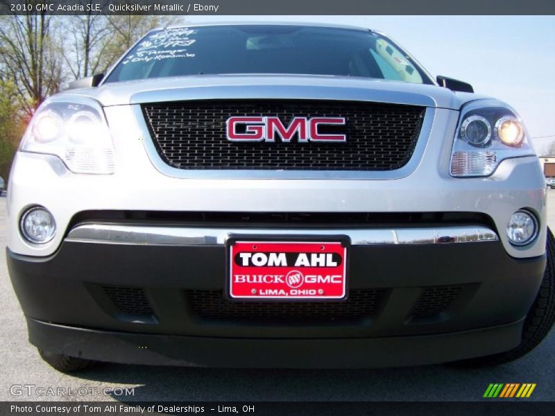 Quicksilver Metallic / Ebony 2010 GMC Acadia SLE