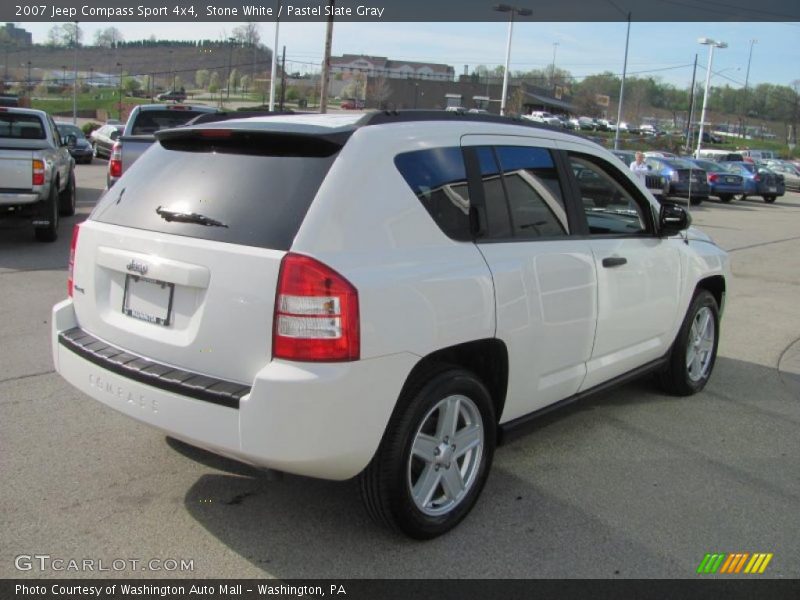 Stone White / Pastel Slate Gray 2007 Jeep Compass Sport 4x4