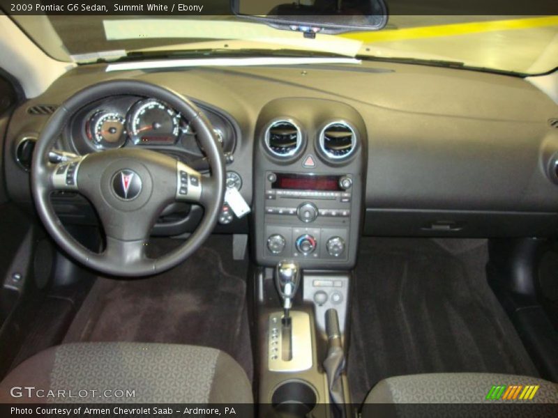 Summit White / Ebony 2009 Pontiac G6 Sedan