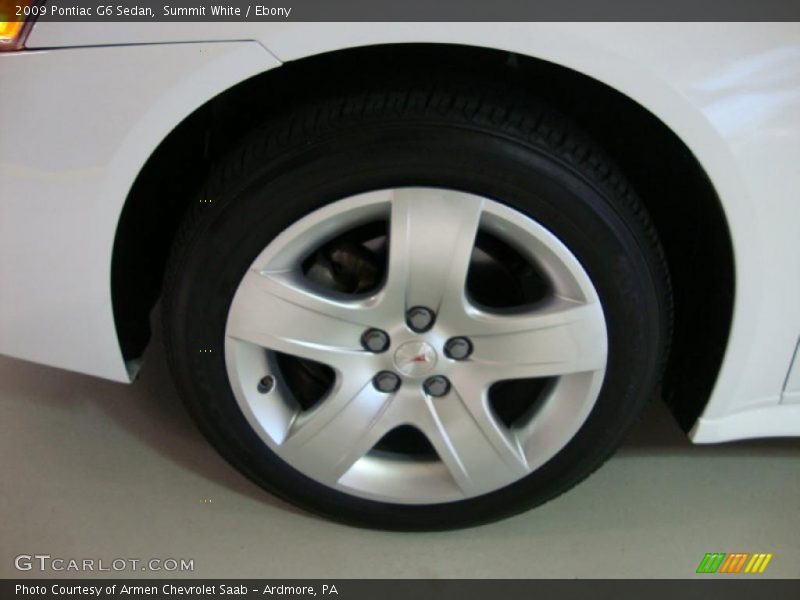 Summit White / Ebony 2009 Pontiac G6 Sedan