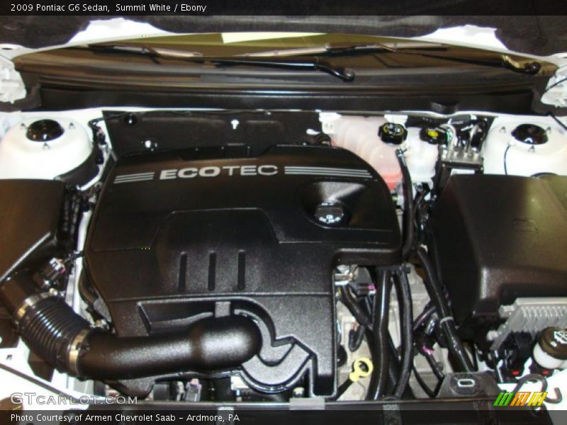 Summit White / Ebony 2009 Pontiac G6 Sedan