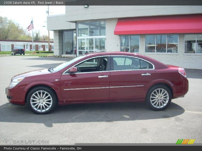 Red Jewel / Black 2008 Saturn Aura XR