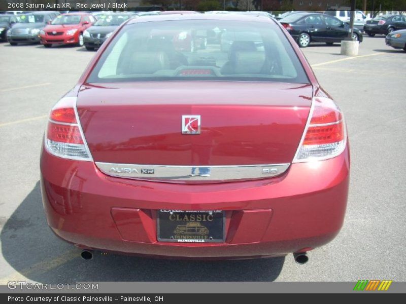 Red Jewel / Black 2008 Saturn Aura XR