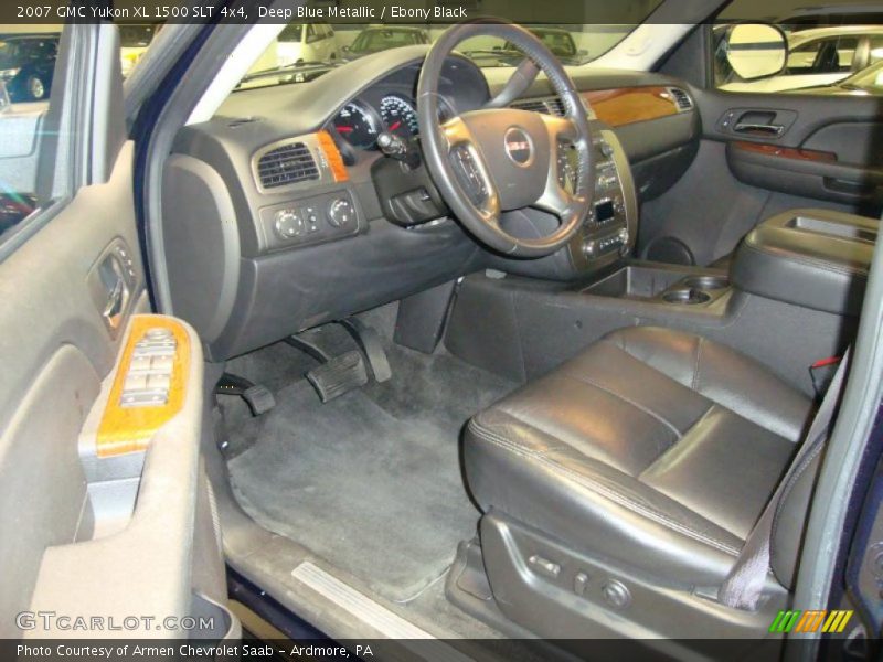Deep Blue Metallic / Ebony Black 2007 GMC Yukon XL 1500 SLT 4x4