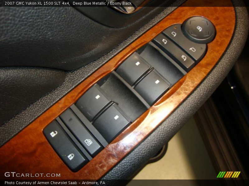 Deep Blue Metallic / Ebony Black 2007 GMC Yukon XL 1500 SLT 4x4