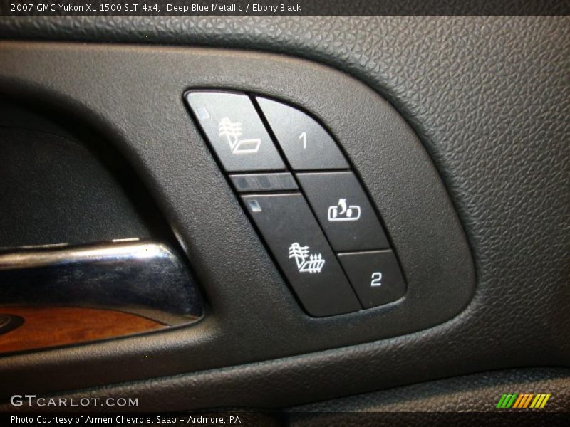 Deep Blue Metallic / Ebony Black 2007 GMC Yukon XL 1500 SLT 4x4
