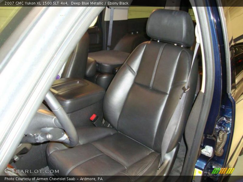 Deep Blue Metallic / Ebony Black 2007 GMC Yukon XL 1500 SLT 4x4