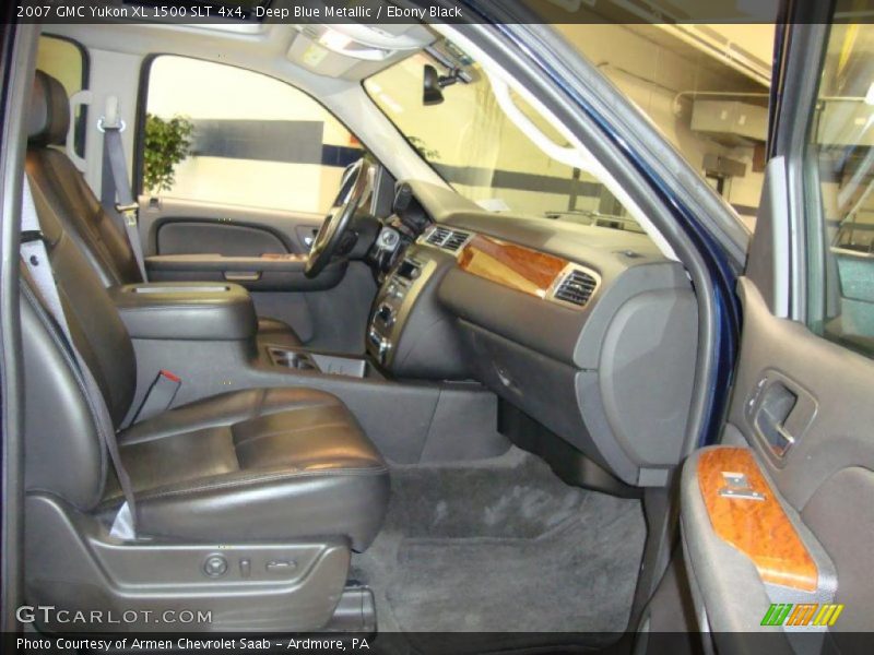 Deep Blue Metallic / Ebony Black 2007 GMC Yukon XL 1500 SLT 4x4