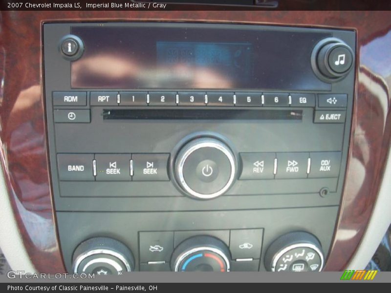 Imperial Blue Metallic / Gray 2007 Chevrolet Impala LS