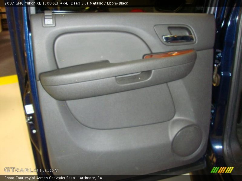 Deep Blue Metallic / Ebony Black 2007 GMC Yukon XL 1500 SLT 4x4