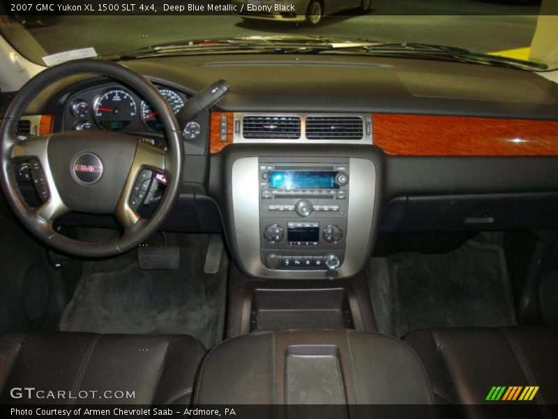 Deep Blue Metallic / Ebony Black 2007 GMC Yukon XL 1500 SLT 4x4