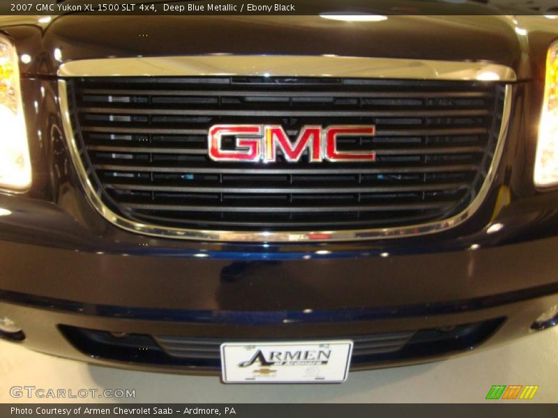 Deep Blue Metallic / Ebony Black 2007 GMC Yukon XL 1500 SLT 4x4