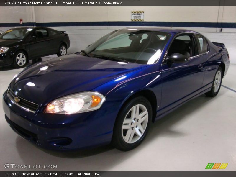 Imperial Blue Metallic / Ebony Black 2007 Chevrolet Monte Carlo LT