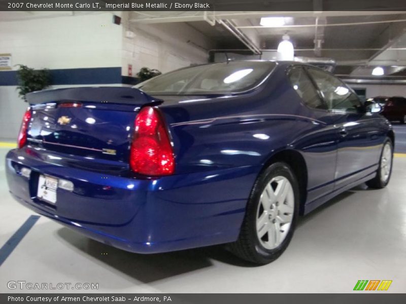 Imperial Blue Metallic / Ebony Black 2007 Chevrolet Monte Carlo LT