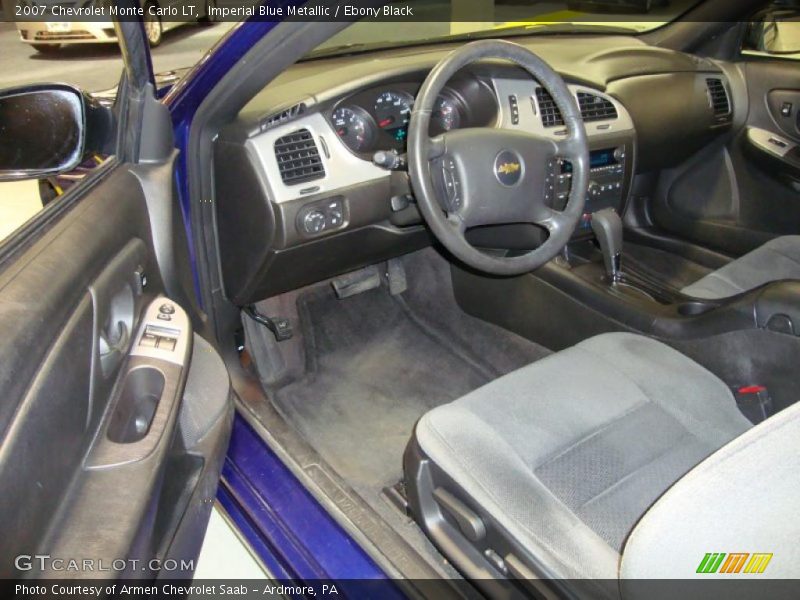 Imperial Blue Metallic / Ebony Black 2007 Chevrolet Monte Carlo LT