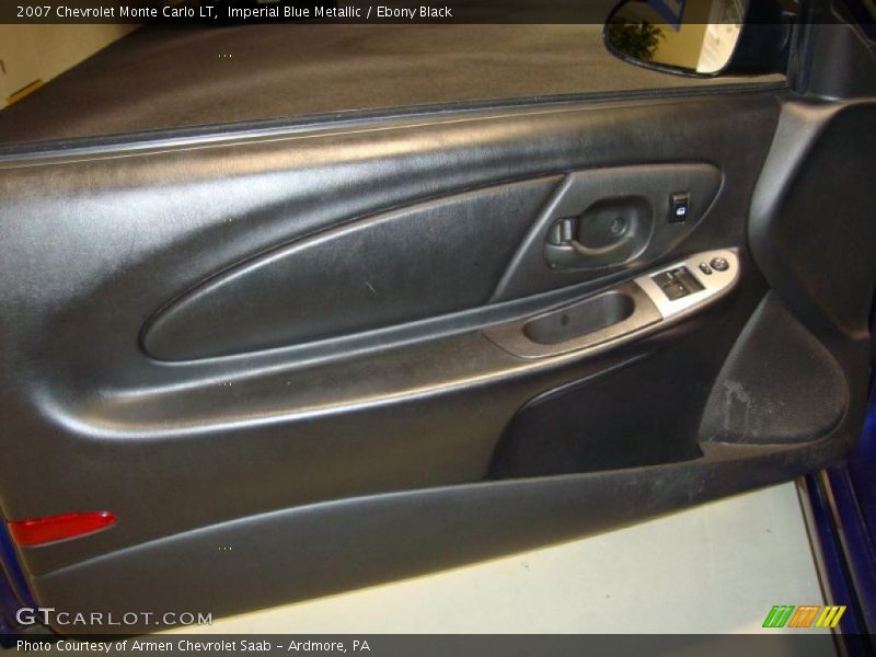 Imperial Blue Metallic / Ebony Black 2007 Chevrolet Monte Carlo LT