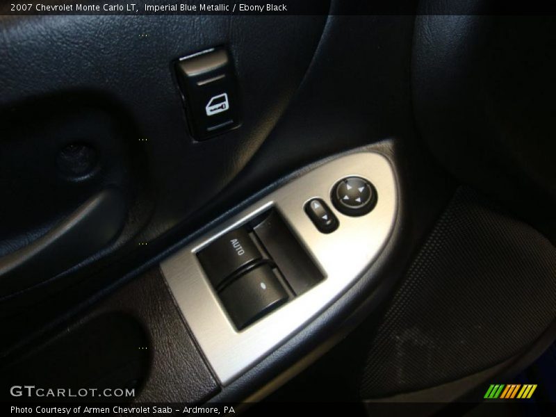 Imperial Blue Metallic / Ebony Black 2007 Chevrolet Monte Carlo LT