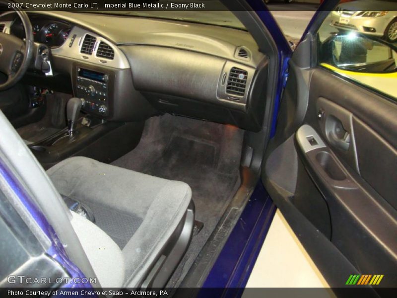 Imperial Blue Metallic / Ebony Black 2007 Chevrolet Monte Carlo LT