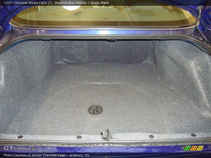 Imperial Blue Metallic / Ebony Black 2007 Chevrolet Monte Carlo LT