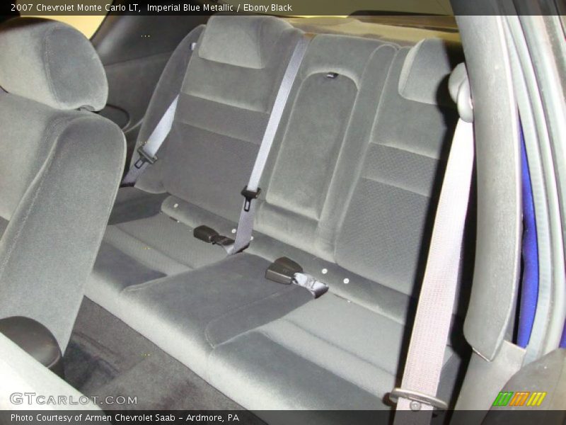 Imperial Blue Metallic / Ebony Black 2007 Chevrolet Monte Carlo LT