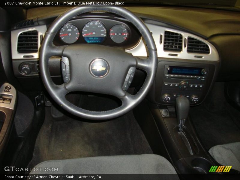 Imperial Blue Metallic / Ebony Black 2007 Chevrolet Monte Carlo LT