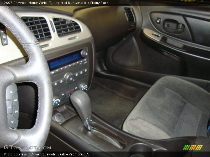Imperial Blue Metallic / Ebony Black 2007 Chevrolet Monte Carlo LT