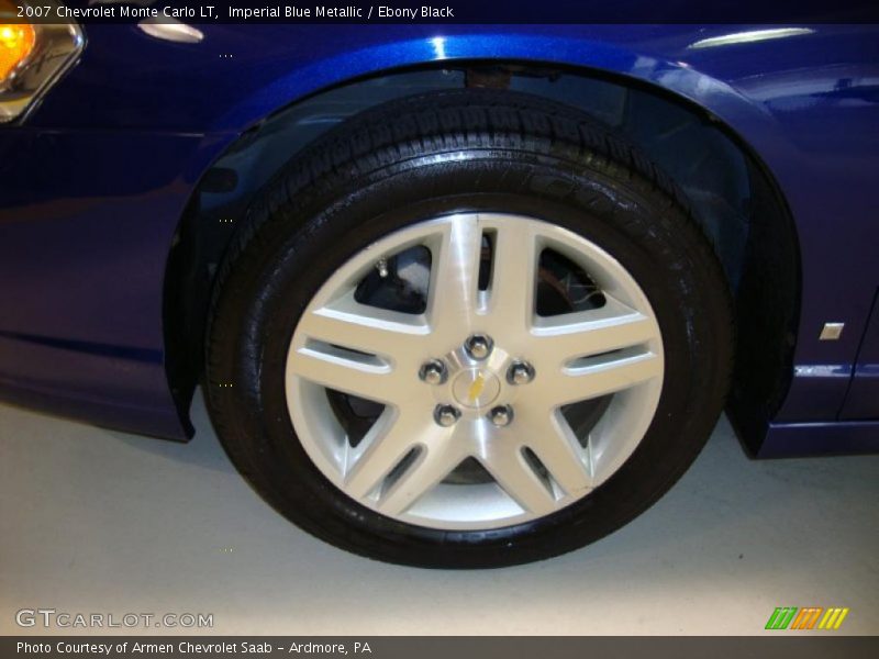 Imperial Blue Metallic / Ebony Black 2007 Chevrolet Monte Carlo LT